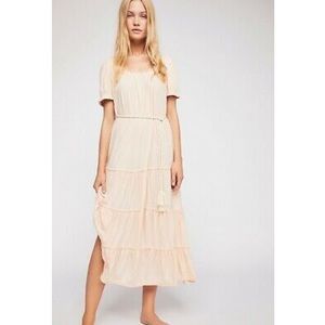 Free People Spell on You Midi Almond Dress•szS